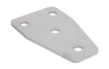 Strut T-beslag rustfri 131x80mm - 1