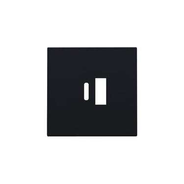 Afdækning til USB-A + USB-C oplader black coated - 1