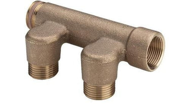 Viega fordelerrør 3/4" - 3 rødgods - 1