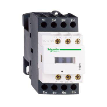 Kontaktor 25A AC1 4 polet 1 slutte 1 bryde 24DC LC1DT25BD - 1