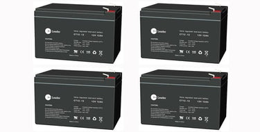 Blybatteri 12V-12AH 151X98X95 VDS 4-pak - 1