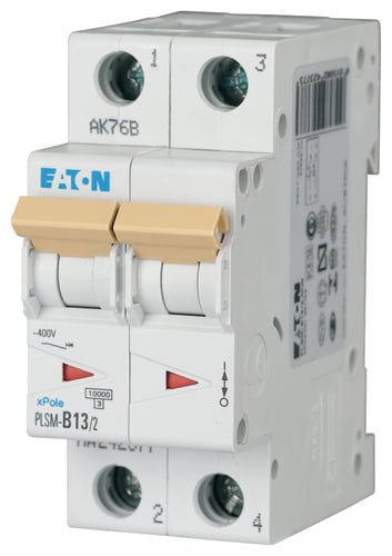 Automatsikring 13A 2P C 2M 10KA - 1