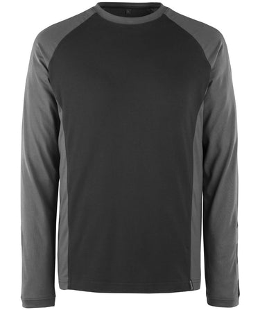 Mascot T-shirt langærmet 50568 sort/mørk antracit 4XL - 1