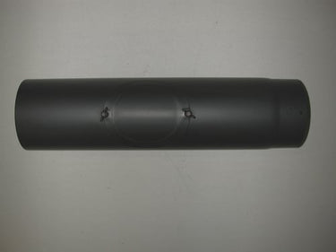 Røgrør lige 8"længde 500 mm med renseklap - 1