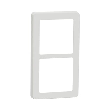 FUGA Base 63 designramme 2x1 modul hvid - 1