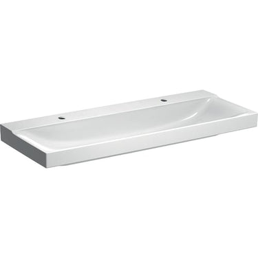Geberit XENO² håndvask 1200x140x480mm t/møbel/bolt hvid porcelæn KeraTect 634786230 - 1