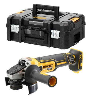 DeWalt 18V XR 125mm kulløs Vinkelsliber m/kuffert - 1