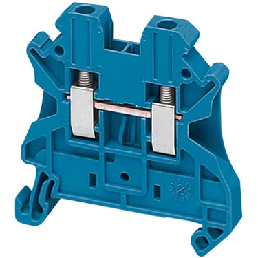 Gennemgangsklemme 2,5mm² blå - 1