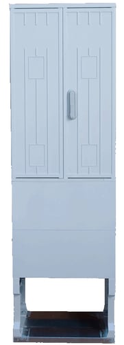 Gadeskab med sokkel STCP 5384 - 1