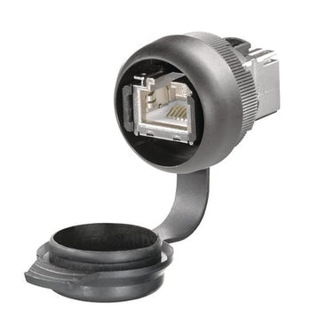 IE chassi Indbygningsstik C6A med RJ45/RJ45 IP65 - 1