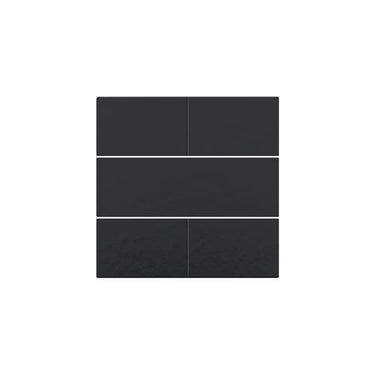 Tangent til potentialfri 4- tryk 24V piano black coated - 1