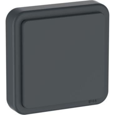 OPUS® 74 adapterdæksel med membran 1 modul IP44 antracitgrå - 1