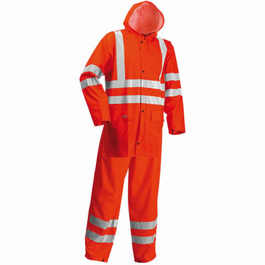 Regnsæt PU EN471 Hi-Vis orange str XL - 1