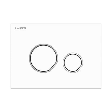 LAUFEN LIS betjeningsplade Duo AW105 hvid - 1