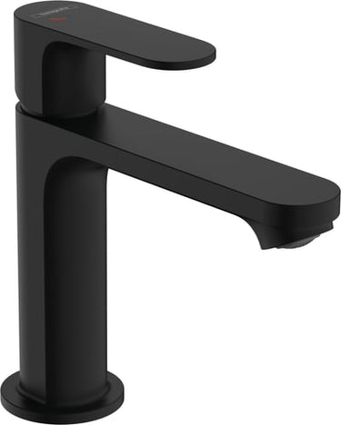 hansgrohe Rebris S 1-grebs håndvaskarmatur 110 CoolStart u/bv mat sort - 1
