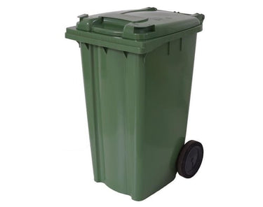 Industribeholder 240 L med hjul grøn - 1