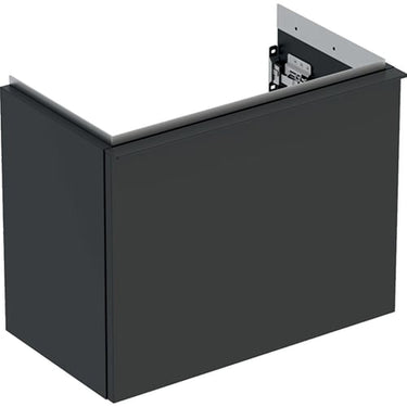 Geberit Icon vaskeskab 520 x 307 x 415 mm 1 skuffe Lava højkomprimeret trelags-spånplade mat lakeret - 1