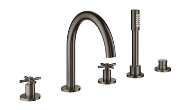GROHE Atrio kar- og brusekombination med krydsgreb udvendig dele 5-h grafit - 1