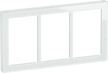LK FUGA PURE designramme glas 3x1,5 modul hvid - 1