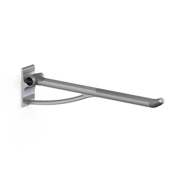 Pressalit PLUS toiletstøtte 850 mm fastmonteret antracitgrå - 1