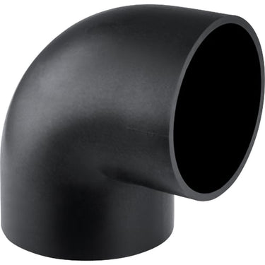 Geberit PEH bøjning 88,5° 125mm sort - 1