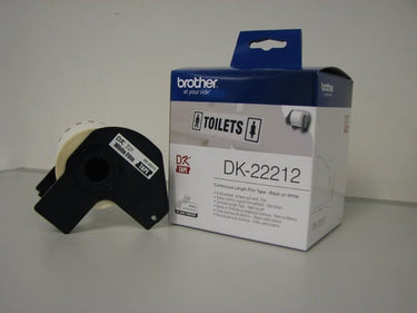 Plastiktape Brother 62 mm hvid - 15,24 m - 1