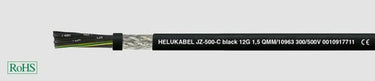 Styrekabel JZ-500-C sort 5G2,5 afmål - 1