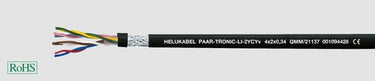 Multikabel PAAR-TRONIC-Li-2YCYv 4x2x0,5 sort afmål - 1