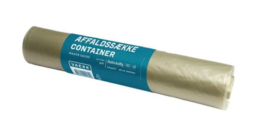 Affaldssække container ekstra kraftig transparent 240L 10 poser pr. rulle - 1