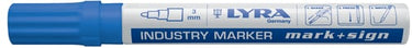 Lyra industri marker med kugle blå - 1