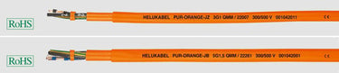Styrekabel PUR-orange-JZ 5G4 afmål - 1
