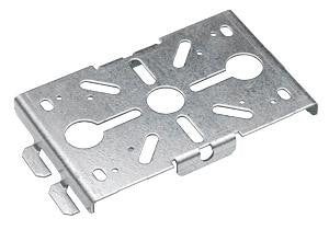 Dåseplade t/gitterbakke 100x182mm Zinc+ - 1