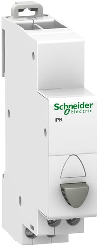 Trykkontakt iPB 20A 1NO Grå 250VAC 0,3W Bredde 18mm - 1
