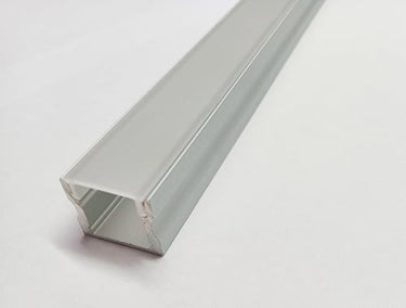 Alu profil 10 med opal cover - 2,5 meter - 1