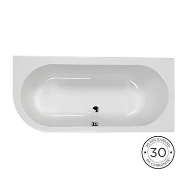 Strømberg Status badekar 1700 x 800 mm højre carronite - 1