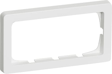 FUGA ramme Baseline 63 2 modul vandret til 2 modul indsats hvid - 1