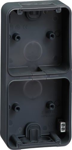 OPUS® 74 underlag 2 modul lodret antracitgrå - 1