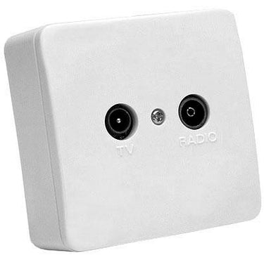 Stikdåse T0BX-C komplet 81X81 52500 - 1