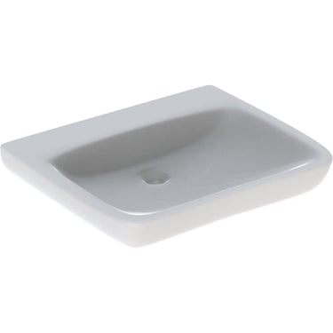 Geberit Renova Comfort håndvask 650 x 550 mm hvid porcelæn - 1
