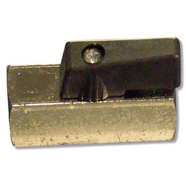 Mini kuglehane muffe/muffe 1/4" med rustfri skrue - 1