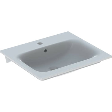 Geberit Renova Plan håndvask 550 x 480 x 168 mm t/møbel hvid porcelæn KeraTect - 1