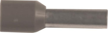 Isoleret ABIKO terminalrør KA4-12ETW 4mm² L12 Grå - 1