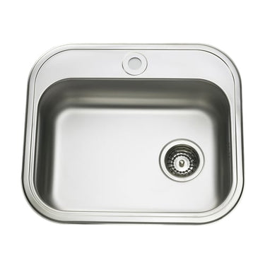 Juvél Barents køkkenvask 480x340x145mm m/strainer bør rf stål - 1