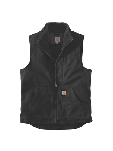 Carhartt Canvas Vest m/sherpa plysfor sort 104277 str M - 1