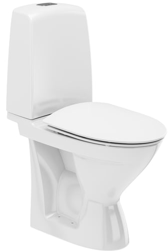 Ifö Spira Rimfree gulvstående toilet universallås t/skruemontering - 1