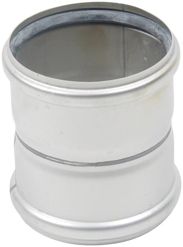 BLÜCHER dobbeltmuffe 110 mm rustfri/syrefast - 1