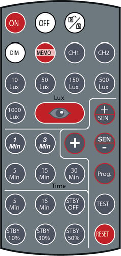 IR-fjernbetjening til 350-213001 - 1