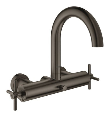 GROHE Atrio kar- og brusearmatur til væg udvendig grafit - 1