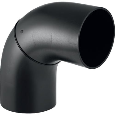 Geberit PEH bøjning 90° 200mm sort - 1