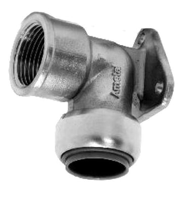 Roth dækvinkel rustfri stål 15 mm x 1/2" - 1